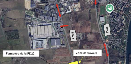 Travaux RD22 