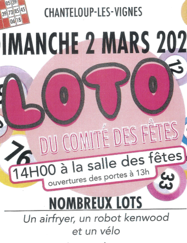 Loto du comité des fêtes