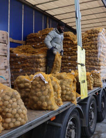 Vente de pommes de terre