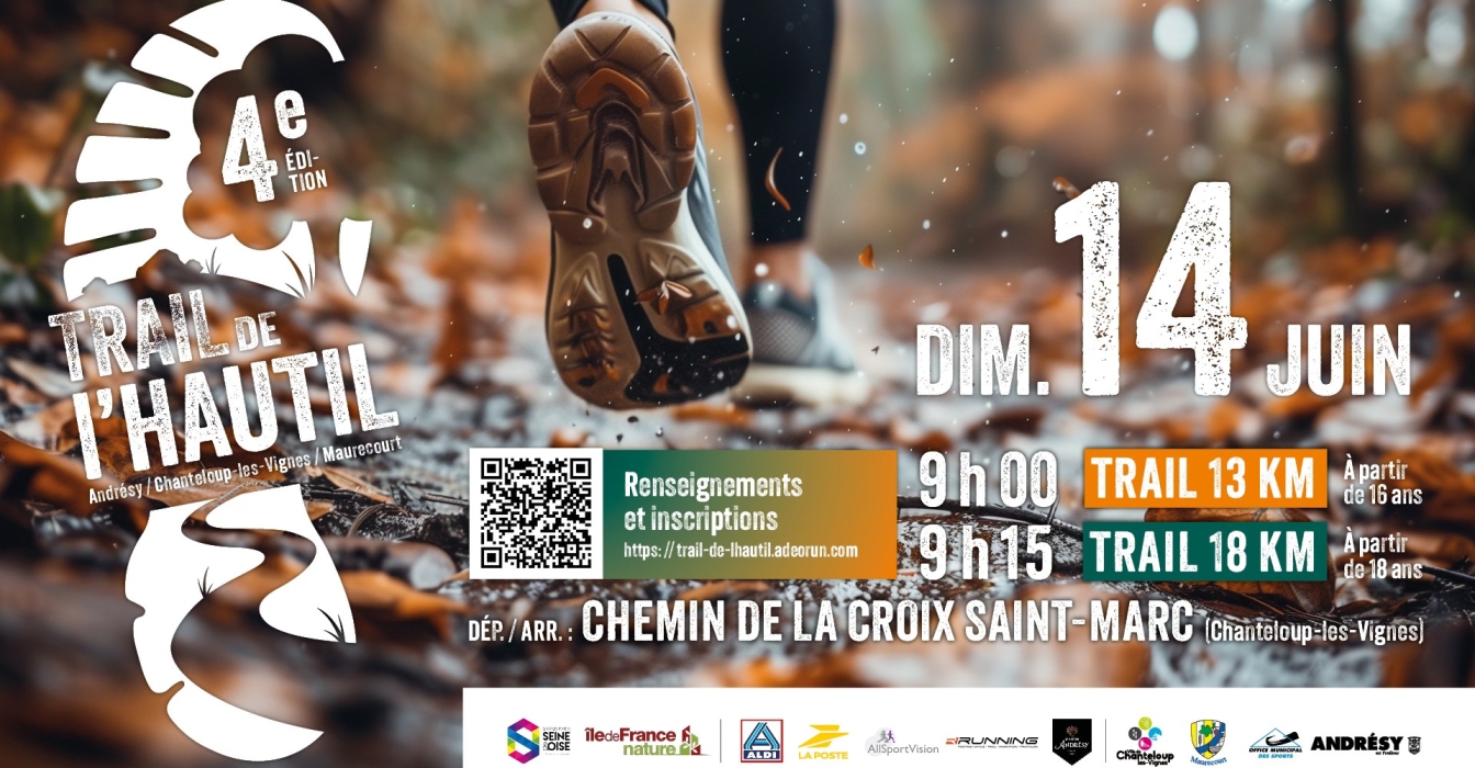 Trail de l'Hautil 2026 bannière 