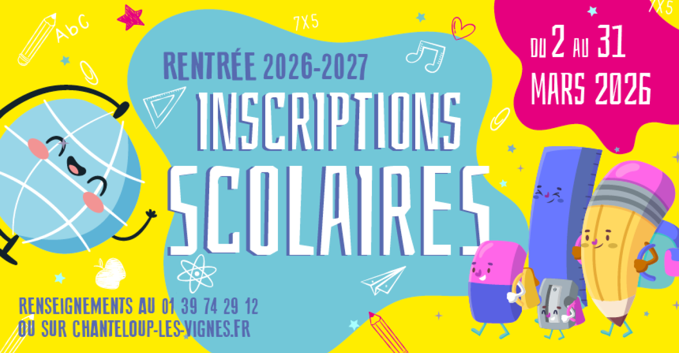 Affiche Inscription Scolaire