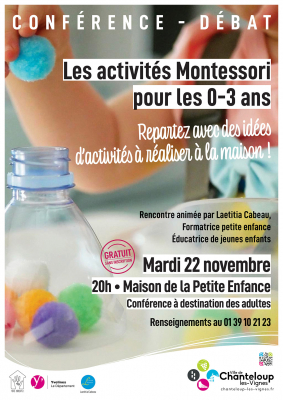 Conférence Montessori Chanteloup-les-Vignes