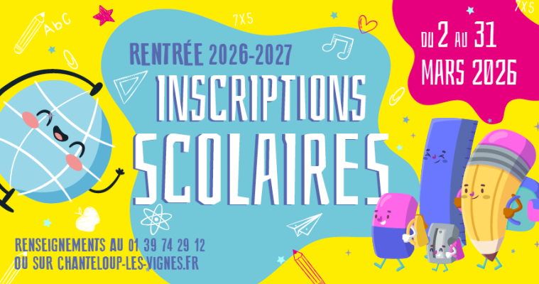 Affiche Inscription Scolaire
