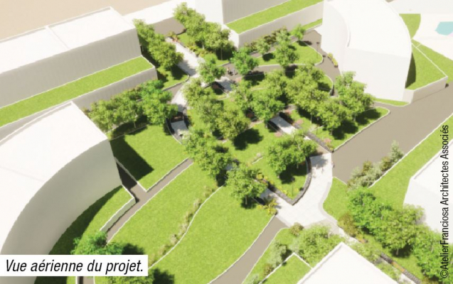 Résidentialisation  de la place du Béguinage